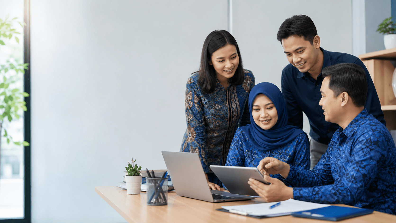 Platform manajemen sekolah Sentrio Suasana sekolah yang menggunakan platform manajemen Sentrio